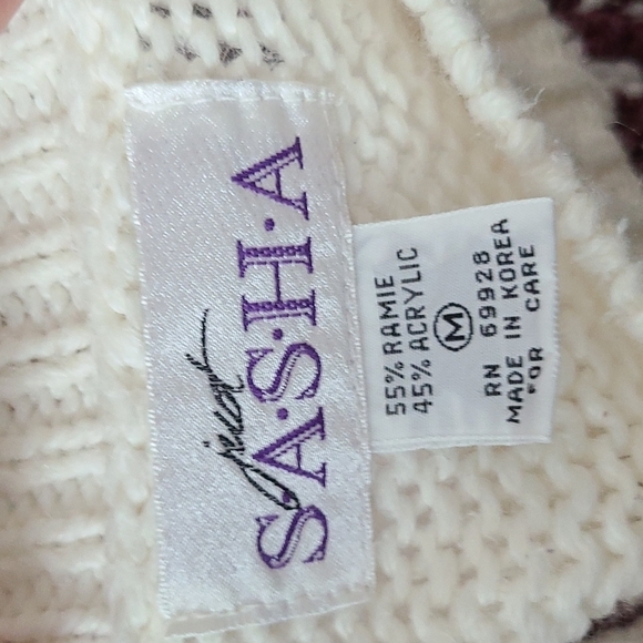 Just Sasha Vintate Sweater Medium - Picture 4 of 4